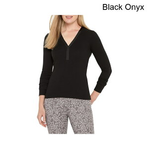(���) �j�b�N+�]�[�C �v�`�g�����p�[�t�F�N�g�j�b�g���uV�l�b�N�g�b�v nic+zoe Petite Trimmed Perfect Knit Rib V-neck Top