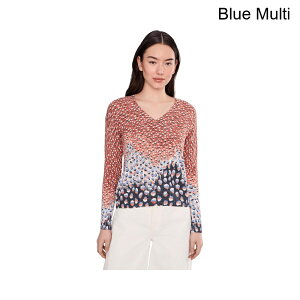 (���) �j�b�N+�]�[�C �v�`�u���[�_���A�Z�[�^�[ nic+zoe Petite Blue Dahlia Sweater