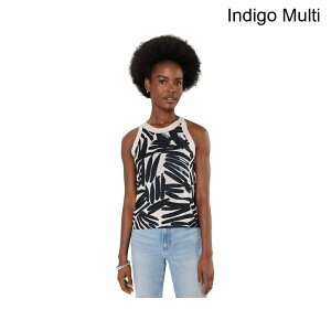 (���) �j�b�N+�]�[�C �y�C���e�b�h�p�[���X�Z�[�^�[�^���N nic+zoe Painted Palms Sweater Tank