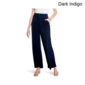 (���) �j�b�N+�]�[�C �v�`�\�t�g�h���[�v���C�h���b�O�p���c nic+zoe Petite Soft Drape Wide Leg Pants