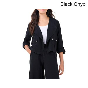 (���) �j�b�N+�]�[�C �����o���l�����g�W���P�b�g nic+zoe Rumba Linen Moto Jacket