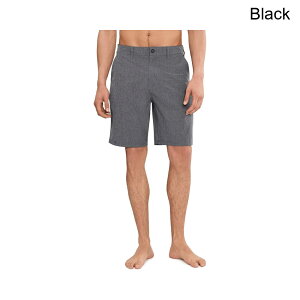 (���) �N�C�b�N�V���o�[ ���j�I���w�U�[�A���t�B�r�A��20�n�C�u���b�h�V���[�c quiksilver Union Heather Amphibian 20 Hybrid Shorts