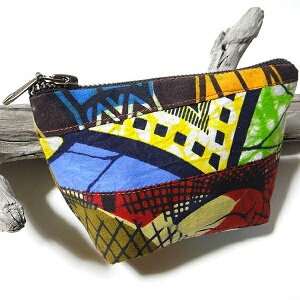 sunny organ サニーオルガン カンガ 切替コスメ・ペンケース SC-160 【2012SS 化粧 ポーチ ケース】【アジアン 雑貨 エスニック ファッション】 【コンビニ受取対応商品】