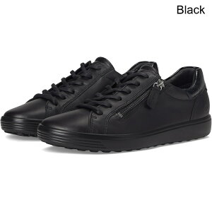(���) �G�R�[ �\�t�g7�T�C�h�W�b�v���[�X�X�j�[�J�[ ecco Soft 7 Side Zip Lace Sneakers