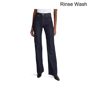 (���) ���C�h�E�F�� ���B���e�[�W�t���A�W�[���Y�����X�E�H�b�V�� madewell Vintage Flare Jean in Rinse Wash