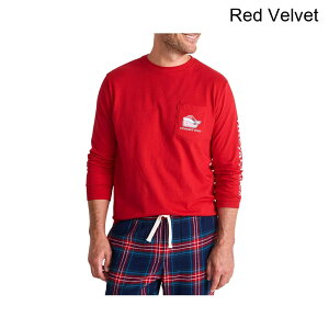 (���) ���B�����[�h�E���@�C���Y 2025�T���^�N�W�������O�X���[�uT�V���c vineyard vines 2025 Santa Whale Long Sleeve Tee