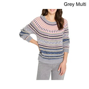 (���) �j�b�N+�]�[�C �v�`�R�[�W�[�t�F�A�A�C���Z�[�^�[ nic+zoe Petite Cozy Fairisle Sweater