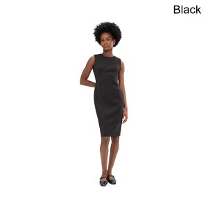 (���) �J���o���E�N���C�� �X���[�u���X�X�L���[�o�V�[���f�B�e�[���V�[�X calvin klein Sleeveless Scuba Seam Detailed Sheath