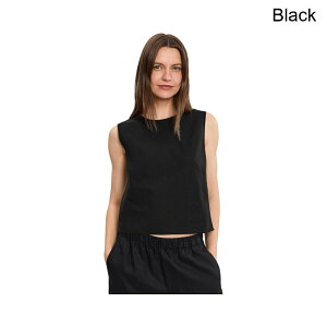 (���) ���B���X ���l���N���[�l�b�N�V�F�� vince Linen Crew Neck Shell