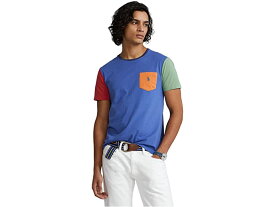(取寄)ポロ ラルフローレン メンズ クラシック フィット ジャージ ポケット Tシャツ Polo Ralph Lauren Men's Classic Fit Jersey Pocket T-Shirt Liberty Multi
