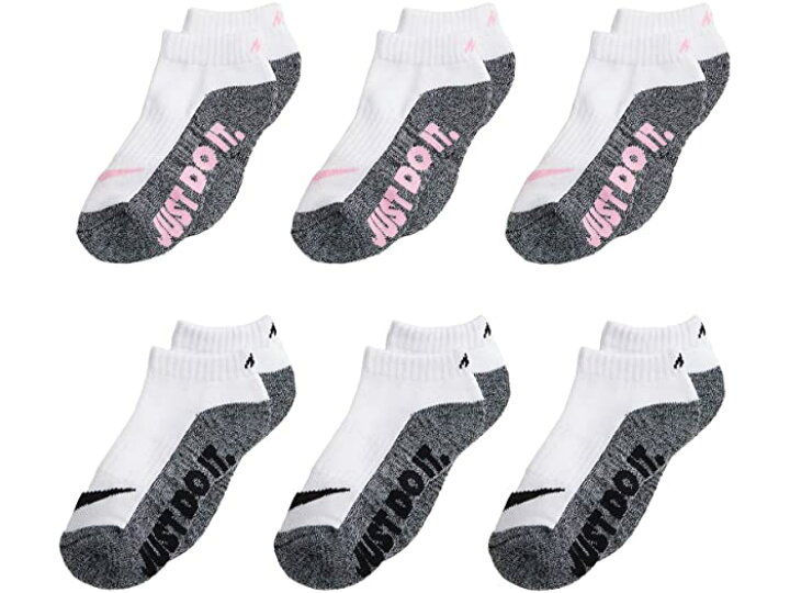 楽天市場 Nike ナイキ 靴下 キッズ 6足組セット ジュニア 19cm cm 21cm くるぶし丈 スニーカーソックス 男の子 女の子 白 グレー ピンク ロゴ ジャスト ドゥ イット クッション ノー ショー ソックス 6パック Nike Kids Just Do It Cushioned No 楽天市場 Nike ナイキ 靴下 キッズ 6足組セット ジュニア 19cm cm 21cm くるぶし丈 スニーカーソックス 男の子 女の子 白 グレー ピンク ロゴ ジャスト ドゥ イット クッション ノー ショー ソックス 6パック Nike Kids Just Do It Cushioned No