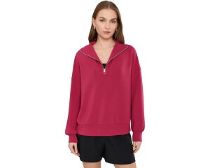 (���) �o�[���[ ���f�B�[�X �n�[���C 1/2 �W�b�v �Z�[�^�[ Varley women Hawley 1/2 Zip Sweater Rich Raspberry