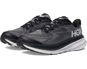 (���) �z�J�I�l�I�l �L�b�Y �N���t�g�� 9 (�r�b�O �L�b�h) Hoka kids Clifton 9 (Big Kid) Black/White