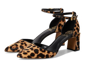 (���) ���B���X�J���[�g ���f�B�[�X �A���N�� �X�g���b�v �|���v Vince Camuto women Hendriy Ankle Strap Pump Tan Multi