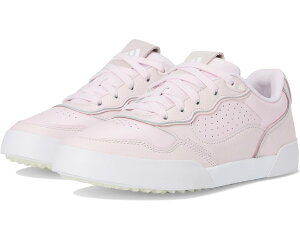 (���) �A�f�B�_�X �S���t ���f�B�[�X ���g���N���X 25 �X�p�C�N���X �S���t �V���[�Y adidas Golf women Retrocross 25 Spikeless Golf Shoes Almost Pink/Footwear White/Off-white