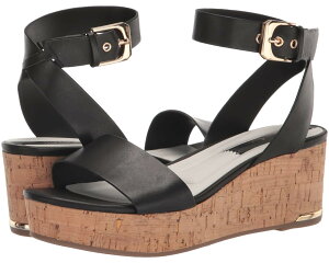 (���) �t�����R �T���g ���f�B�[�X �v���X���[ �v���b�g�t�H�[�� �E�F�b�W �T���_�� Franco Sarto women Presley Platform Wedge Sandals Black Leather