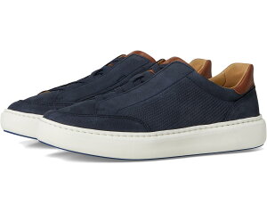 (���) �����Y �A���_�[�X �X�g���b�` ���[�X-�g�D-�g�D Johnston  Murphy men Anders Stretch Lace-To-Toe Navy Nubuck