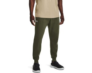 (���) �A���_�[�A�[�}�[ �����Y ���C�o�� �t���[�X �W���K�[�Y Under Armour men Rival Fleece Joggers Marine OD Green/White