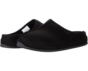 (���) �f�B�A�X�^�b�O�Y �����Y �E�F�A�G�o�[ �X���b�p Deer Stags men Wherever Slipper Midnight Black