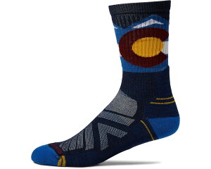 (���) �X�}�[�g�E�[�� �����Y �n�C�N ���C�g �N�b�V���� �R�����h �N���[ �\�b�N�X Smartwool men Hike Light Cushion Colorado Crew Socks Laguna Blue