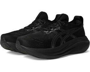 (���) �A�V�b�N�X ���f�B�[�X �Q��-�j���o�X 27 ASICS women GEL-Nimbus 27 Black/Graphite Grey