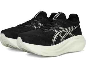 (���) �A�V�b�N�X ���f�B�[�X �Q��-�j���o�X 27 ASICS women GEL-Nimbus 27 Black/Lake Grey