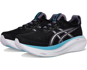 (���) �A�V�b�N�X ���f�B�[�X �Q��-�j���o�X 27 ASICS women GEL-Nimbus 27 Black/Dusk Violet