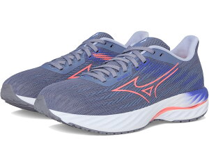 (���) �~�Y�m ���f�B�[�X �E�F�[�u �C���X�p�C�A 21 Mizuno women Wave Inspire 21 Bl Grant/Strkng Coral