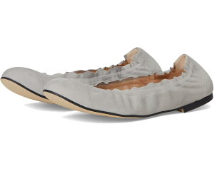 (���) �t�����` �\�[�� ���f�B�[�X �J�t �t���b�c French Sole women Cuff Flat Dove Grey