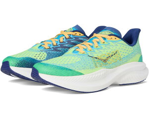 (���) �z�J�I�l�I�l �L�b�Y �}�b�n 6 (�r�b�O �L�b�h) Hoka kids Mach 6 (Big Kid) Lettuce/Bellwether Blue