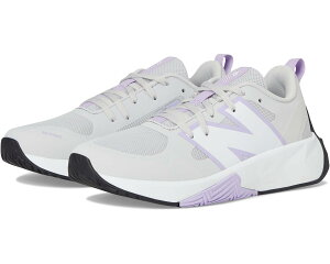 (���) �j���[�o�����X �L�b�Y �t���[�G���Z�� �v���C v1 ���[�X-�A�b�v (�r�b�O �L�b�h) New Balance kids Fuelcell Play v1 Lace-Up (Big Kid) Grey Matter/Lilac Glo/White