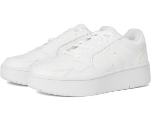 (���) �A�f�B�_�X �L�b�Y �t�[�v�X 3.0 �{�[���h �V���[�Y (�r�b�O �L�b�h) adidas kids Hoops 3.0 Bold Shoes (Big Kid) White/White/White