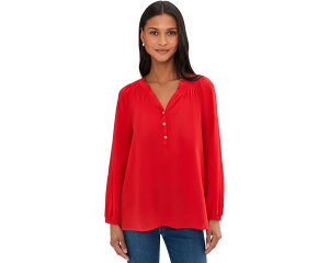 (���) �����[ �s�����b�c�@�[ ���f�B�[�X �G���U �g�b�v Lilly Pulitzer women Elsa Top Cranberry Red