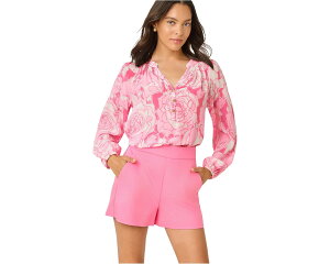 (���) �����[ �s�����b�c�@�[ ���f�B�[�X �G���U �g�b�v Lilly Pulitzer women Elsa Top Confetti Pink Rosanna