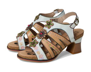 (���) ���f�B�[�X LArtiste by Spring Step women Galfriday White Multi