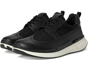 (���) �G�R�[ �����Y �o�C�I�� 2.2 �u���[�O �X�j�[�J�[ ECCO men Biom 2.2 Brogue Sneakers Black/Black