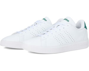 (���) �A�f�B�_�X �����Y �A�h�o���e�[�W 2.0 adidas men Advantage 2.0 White/Black/Collegiate Green
