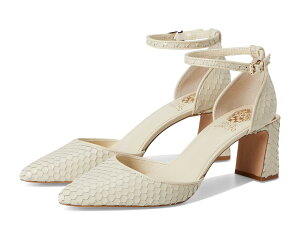(���) ���B���X�J���[�g ���f�B�[�X �A���N�� �X�g���b�v �|���v Vince Camuto women Hendriya Ankle Strap Pump Panna Creme
