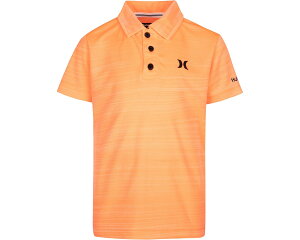 (���) �n�[���[ �L�b�Y �h���C-�t�B�b�g �|�� �V���c (���g�� �L�b�Y) Hurley kids Dri-FIT Polo Shirt (Little Kids) Bright Mango Heather