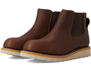 (���) �J�[�n�[�g ���f�B�[�X �E�F�b�W �`�F���V�[ �u�[�c �\�t�g �g�D Carhartt women Wedge 5 Chelsea Boot Soft Toe Dark Bison Oil Tanned