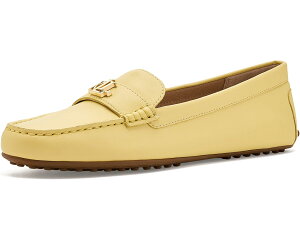 (���) ���[���� �����t���[���� ���f�B�[�X �o�[���Y�x���[ �i�b�p ���U�[ �h���C�o Lauren Ralph Lauren women Barnsbury Nappa Leather Driver Lemon Sorbet