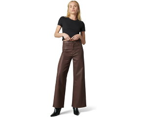 (���) ���f�B�[�X �s�e�B�[�g �U �~�A ���C�h ���b�O �R�[�e�b�h Joes Jeans women Petite The Mia Wide Leg Coated Espresso