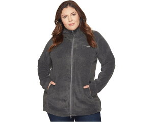(���) �R�����r�A ���f�B�[�X �v���X �T�C�Y �x���g�� �X�v�����O�X �� �����O �u�[�f�B Columbia women Plus Size Benton Springs II Long Hoodie Charcoal Heather