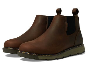 (���) �J�[�n�[�g �����Y �~���u���b�N �����I �\�t�g �g�D �E�F�b�W �u�[�c Carhartt men Millbrook 4 Romeo Soft Toe Wedge Boots Brown Oil Tanned
