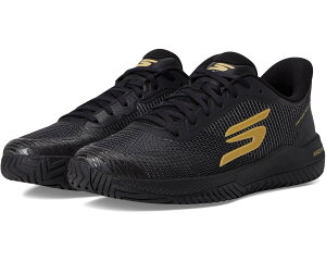 (���) �X�P�b�`���[�Y �����Y �s�b�N���{�[�� �o�C�p�[ �R�[�g �v�� 2.0 �X�j�[�J�[ SKECHERS men Pickleball Viper Court Pro 2.0 Sneaker Black/Gold