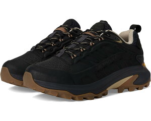 (���) ������ ���f�B�[�X ���A�u �X�s�[�h 2 ���U�[ �E�H�[�^�[�v���[�t Merrell women Moab Speed 2 Leather Waterproof Black