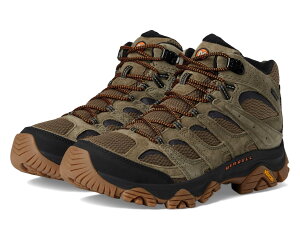 (���) ������ �����Y ���A�u 3 �~�b�h �E�H�[�^�[�v���[�t Merrell men Moab 3 Mid Waterproof Olive/Gum 1