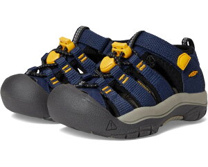 (���) �L�[�� �L�b�Y �j���[�|�[�g �G�C�`�c�[ (�g�h���[/���g�� �L�b�h) KEEN kids Newport H2 (Toddler/Little Kid) Naval Academy/Keen Yellow