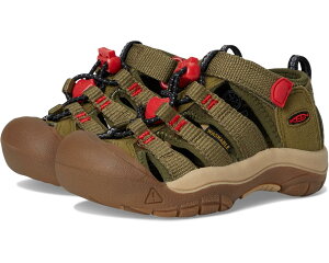 (���) �L�[�� �L�b�Y �j���[�|�[�g �G�C�`�c�[ (�g�h���[/���g�� �L�b�h) KEEN kids Newport H2 (Toddler/Little Kid) Martini Olive/Aura Orange