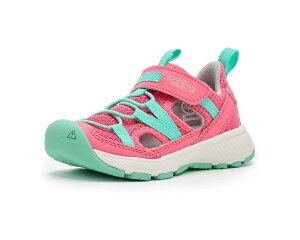 (���) �L�[�� �L�b�Y ���g�]�A �T���_�� (�g�h���[/���g�� �L�b�h) KEEN kids Motozoa Sandal (Toddler/Little Kid) Pink Lemonade/Cabbage